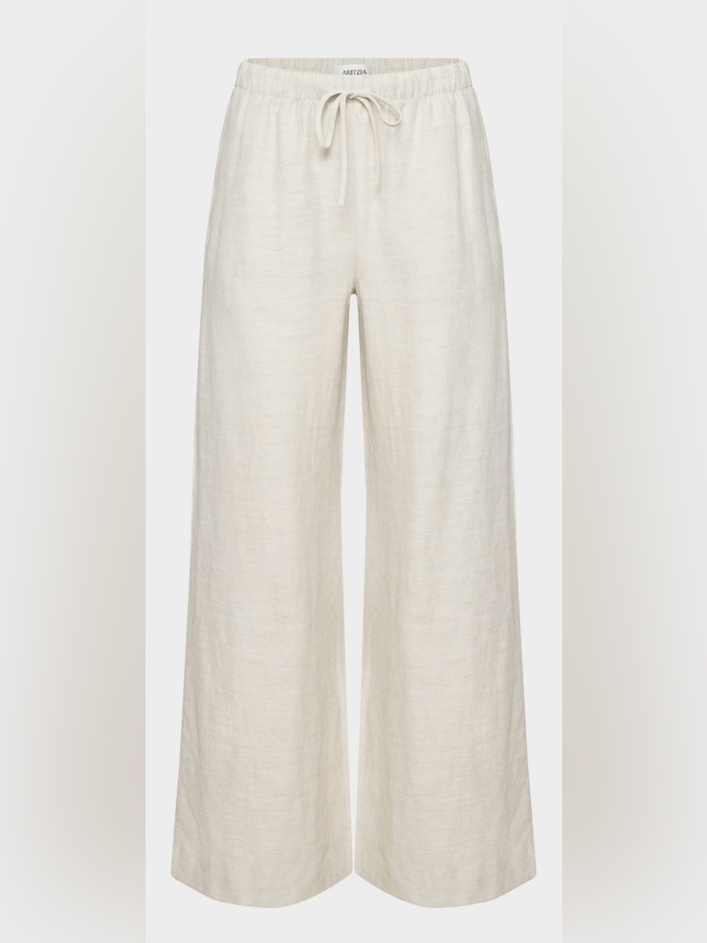 Aritzia The Lodge Pant CruiseLinen in Undyed Ecru